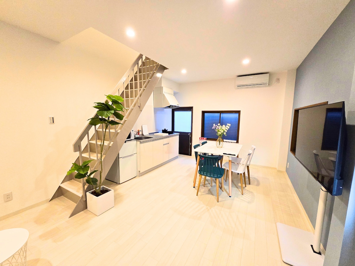 【大阪駅まで電車で3分】2025年リフォームの2階建て貸切、5ベッド、JR野田駅徒歩5分　101